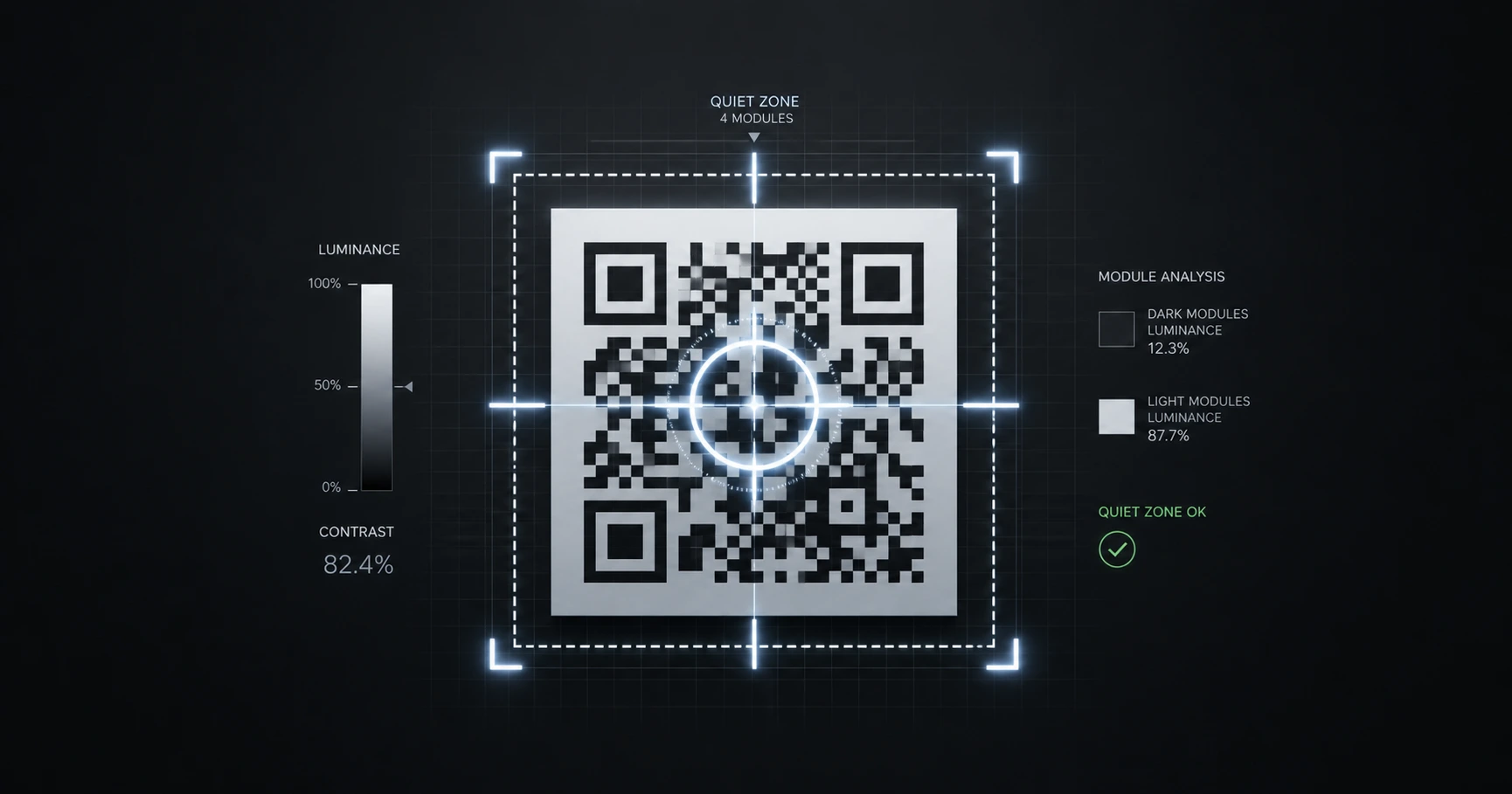 Luminance and Contrast: Designing QR Codes for Real-World Cameras